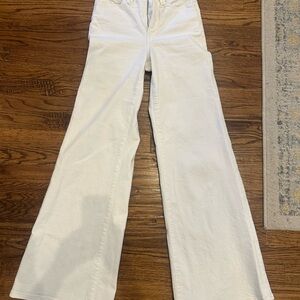 White Good American flare jeans size 2/26